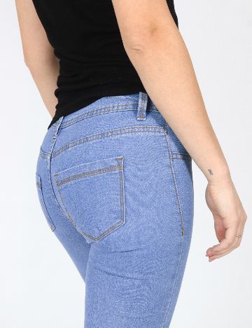 Blugi Bershka, albastru