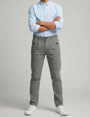 Pantaloni Zara, gri Gri