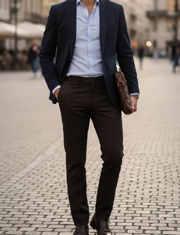 Pantaloni Zara, maro inchis Maro