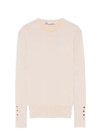 Bluza Zara, crem Crem