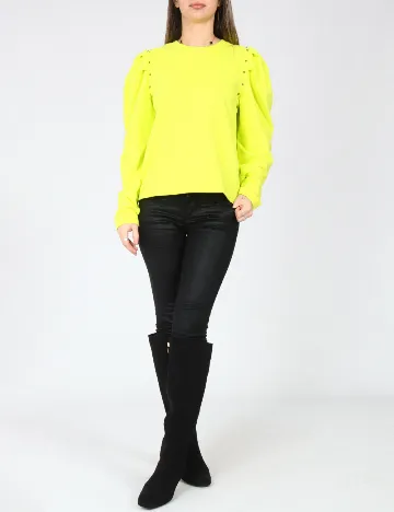 Bluza Zara, verde neon Verde