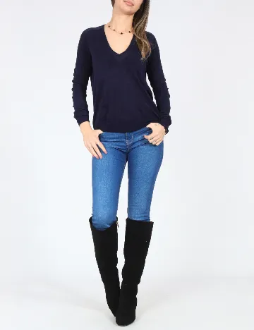 Bluza Zara, bleumarin Albastru