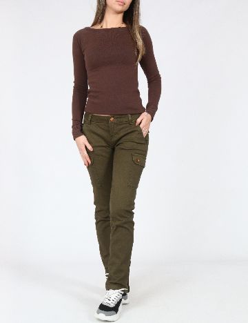 Pantaloni Zara, verde