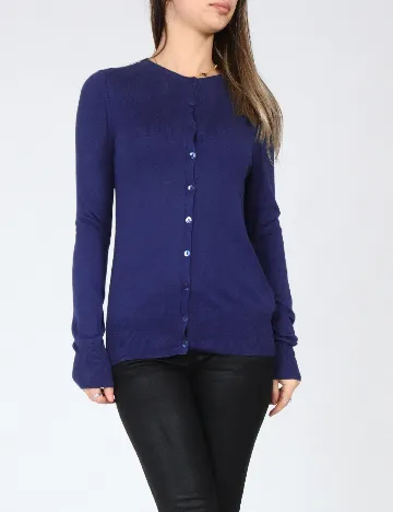 Cardigan Zara, albastru Albastru