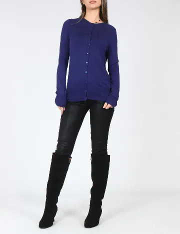 Cardigan Zara, albastru Albastru