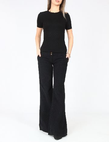 Pantaloni Bershka, negru