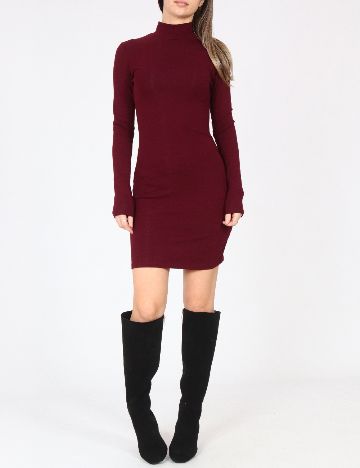 Rochie scurta Bershka, pruna