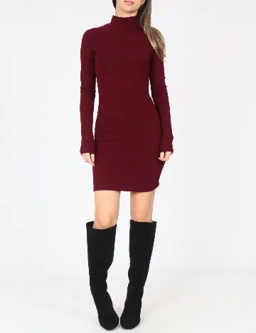 Rochie scurta Bershka, pruna Mov