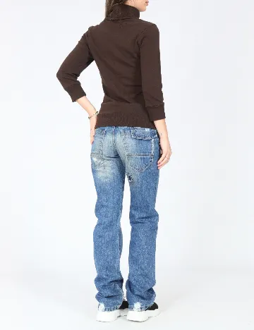 Blugi Zara, albastru Albastru