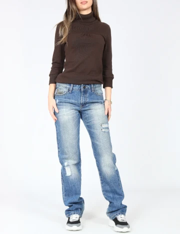 Blugi Zara, albastru Albastru