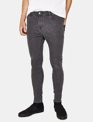 Blugi Bershka, gri Gri