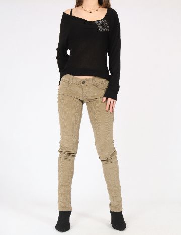 Pantaloni Bershka, kaki