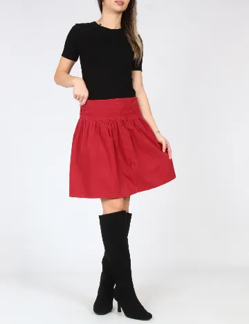 Fusta Zara, rosu Rosu