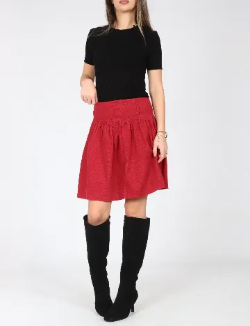 Fusta Zara, rosu Rosu