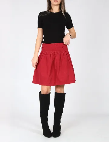 Fusta Zara, rosu Rosu