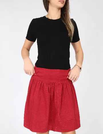 Fusta Zara, rosu Rosu