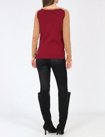 Bluza Zara, rosu/maro