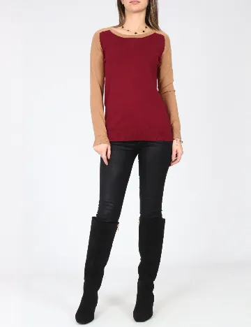 Bluza Zara, rosu/maro Rosu