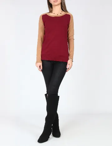 Bluza Zara, rosu/maro Rosu