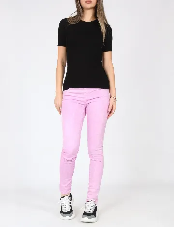 Pantaloni Zara, roz Roz