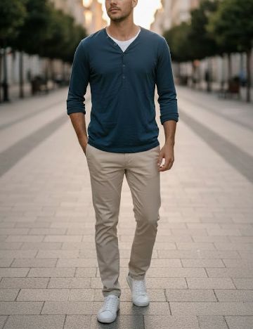 Bluza Bershka, albastru