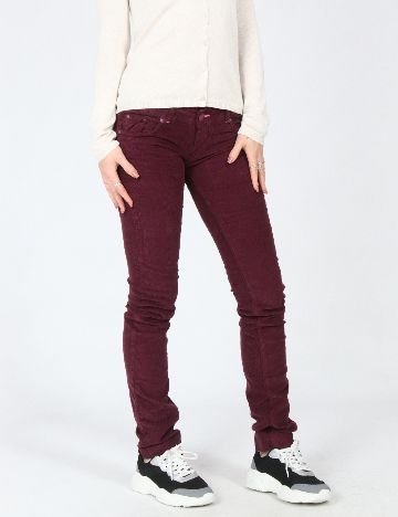 Pantaloni Bershka, mov