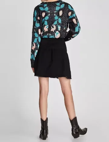 Fusta Zara, negru Negru