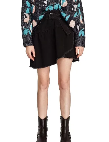 Fusta Zara, negru Negru