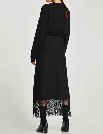 Fusta Zara, negru Negru