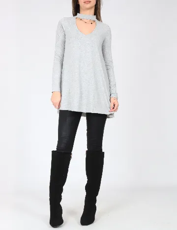 Bluza Bershka, gri Gri