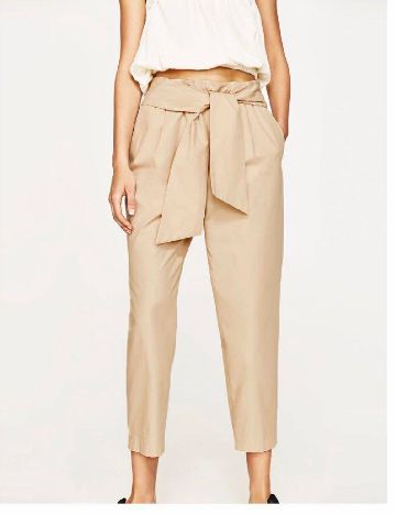 Pantaloni Zara, bej