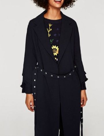 Trench Zara, bleumarin