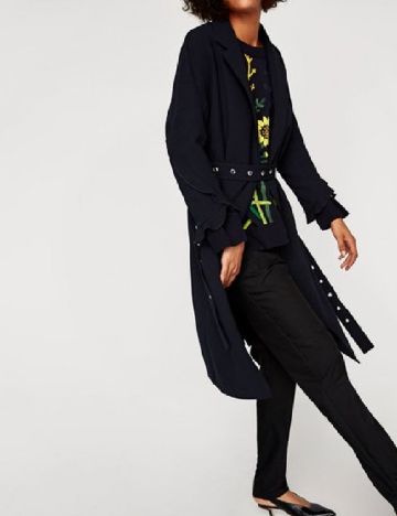 Trench Zara, bleumarin