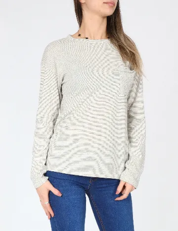 Bluza Zara, ecru Alb