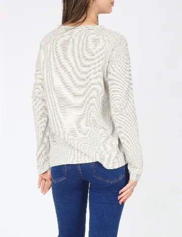 Bluza Zara, ecru Alb