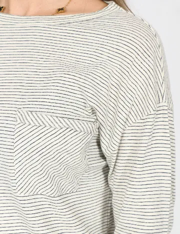 Bluza Zara, ecru Alb