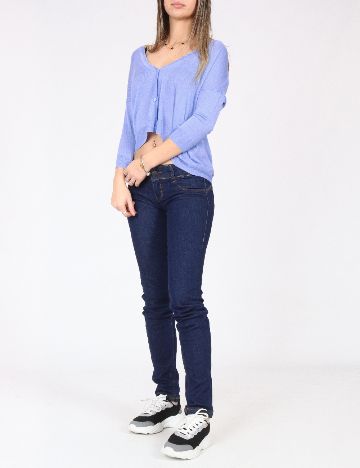 Blugi Bershka, bleumarin