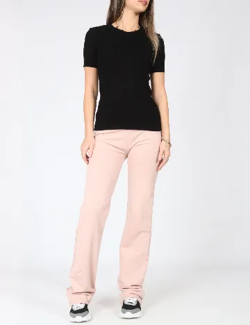 Pantaloni Zara, roz pal Roz