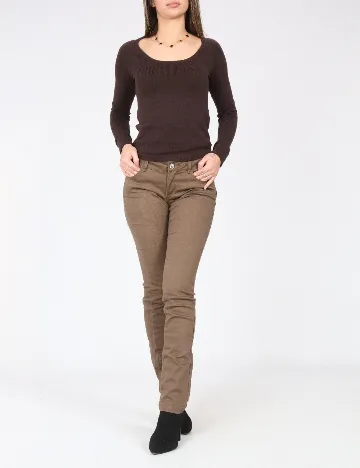 Pantaloni Zara, maro Maro