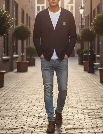 Cardigan Zara, bleumarin