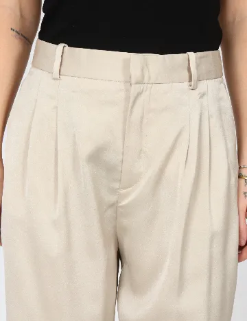 Pantaloni Zara, crem Crem