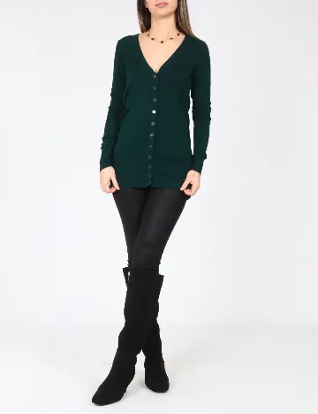 Cardigan Zara, verde Verde