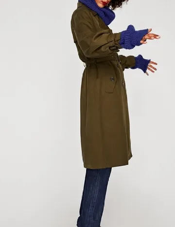 Trench Zara, kaki Verde