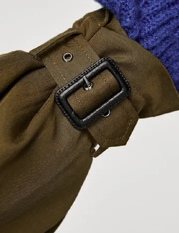 Trench Zara, kaki Verde