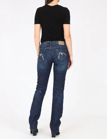 Blugi Zara, albastru Albastru