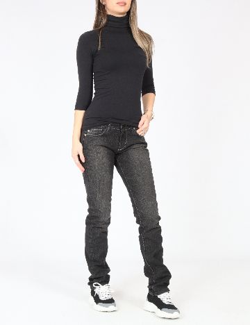 Blugi Zara, gri inchis