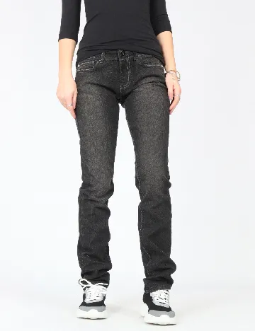 Blugi Zara, gri inchis Gri