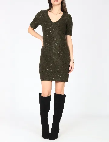 Rochie scurta Zara, verde Verde