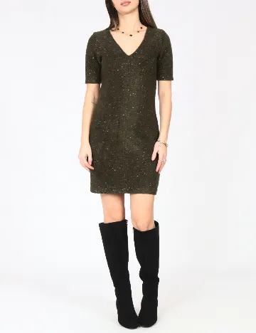 Rochie scurta Zara, verde Verde