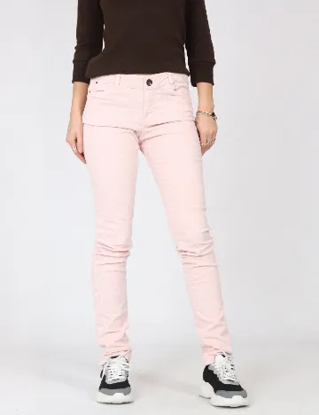 Pantaloni Zara, roz Roz